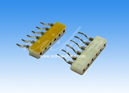 2.54mm間距圓形排母 臥貼SMT 塑高H=2.8mm