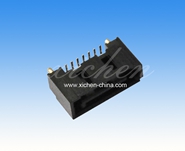 SATA 7P公座 開窗SMT帶圓柱