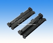 SATA 7+15P母座 塑高H=4.2-5.0mm 板下SMT