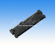 SATA 7+15P母座 塑高H=3.5mm 板上SMT