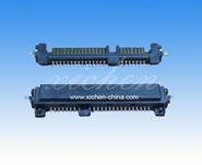 SATA 7+15P公座 半包沉板式帶接地片