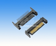 SATA 15P公座 SMT帶定位柱