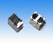 RJ45-5921S-8P8C-2X1P 雙層