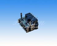 USB AF短體SMT魚叉DIP塑膠加高型H8.8