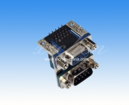VGA 9P+9P雙層90度 公對(duì)母