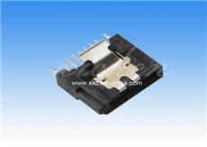 SATA 7P母座180度帶彈片