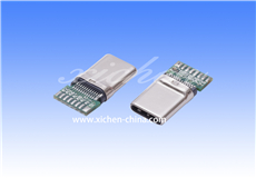 USB TYPE-C 16P 帶PCB板