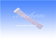 XH2.5mm間距 紅白排線 單頭侵錫