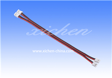 XH2.5mm間距 雙頭紅黑并線