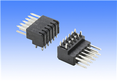 汽車連接器 2.2mm間距 雙排90度 成型PIN