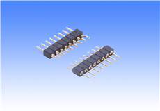 2.54mm間距排針 單排臥式SMT