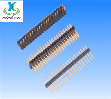 1.0mm排針 單排180度