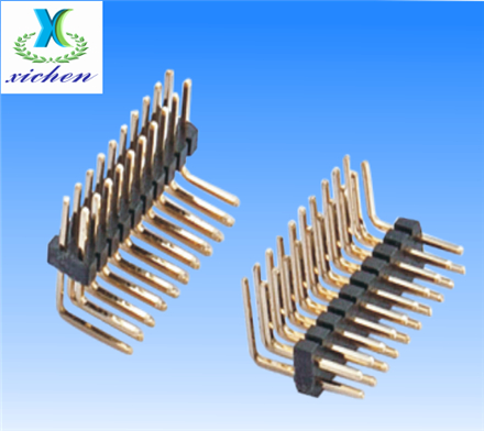 1.0mm排針 雙排90度