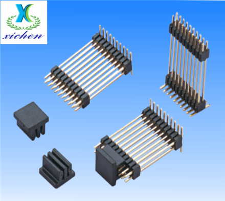 1.0mm排針 雙排雙塑SMT