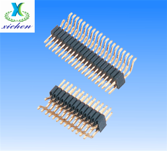 1.27mm排針 雙排臥式SMT