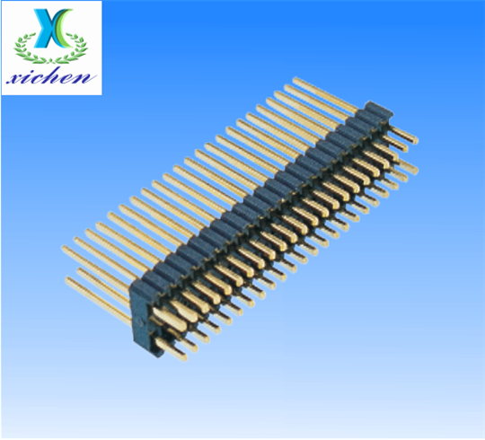 1.27x2.54mm排針 雙排180度