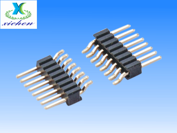 1.27mm排針 單排臥式SMT