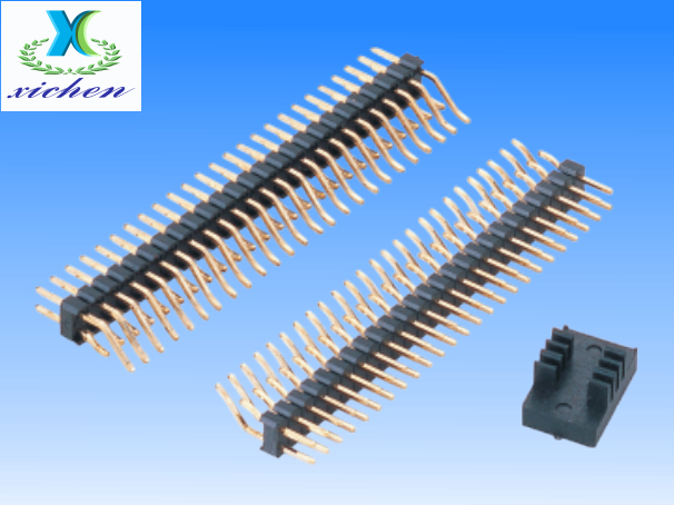 2.0mm排針 雙排臥式SMT