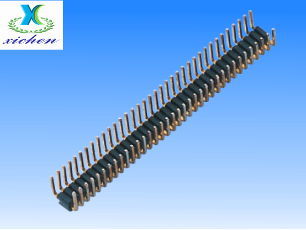 2.0mm排針 單排雙彎90度