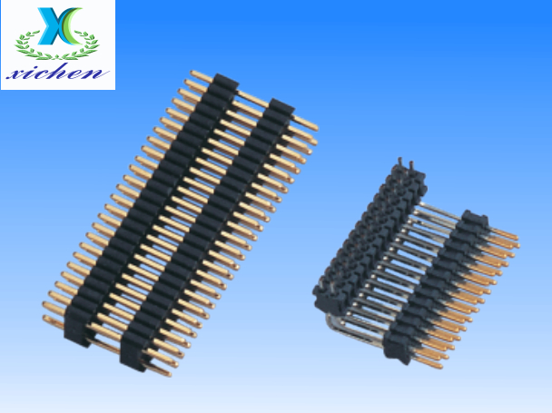 2.2mm 雙排雙塑90度