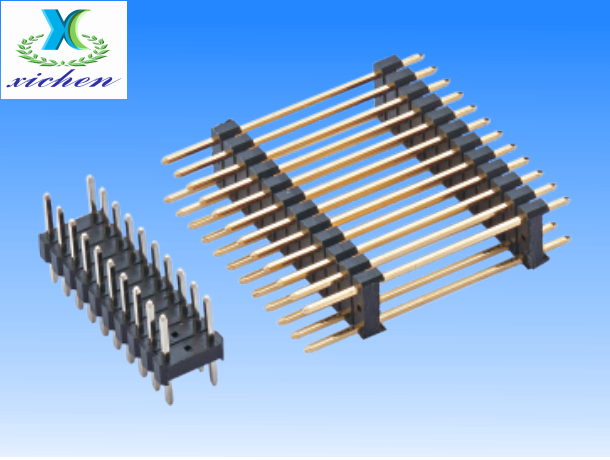 2.54mm排針 三排雙塑180度空中間1排