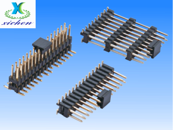 2.54mm排針 雙排雙塑SMT