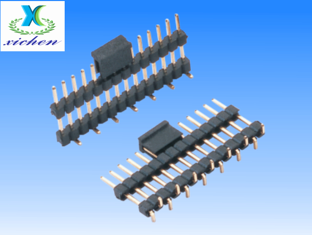 2.54mm排針 單排雙塑SMT