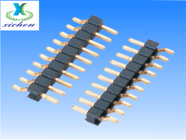 2.54mm排針 單排臥式SMT