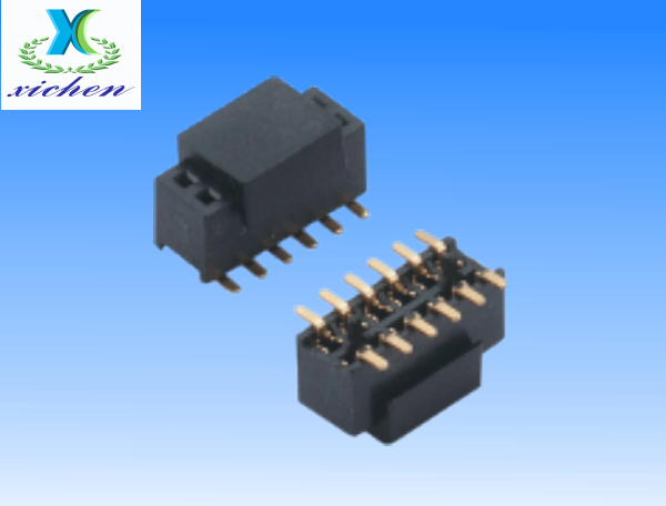 PF1.27mm排母 雙排SMT H3.4 U型