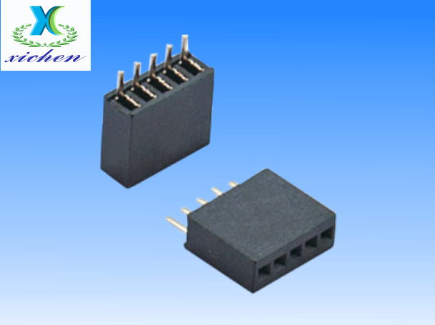 PF1.27mm排母 單排180度 H5.7 U型