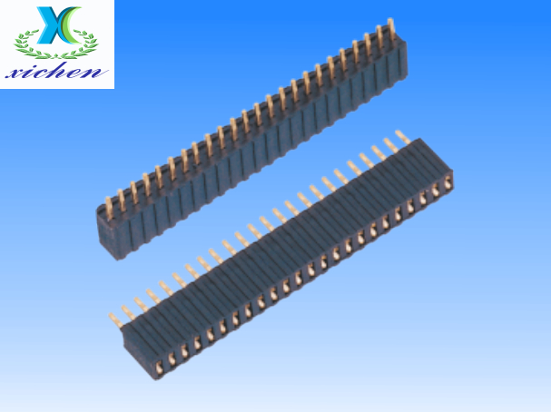 PF1.27mm排母 單排180度 H4.6 Y型