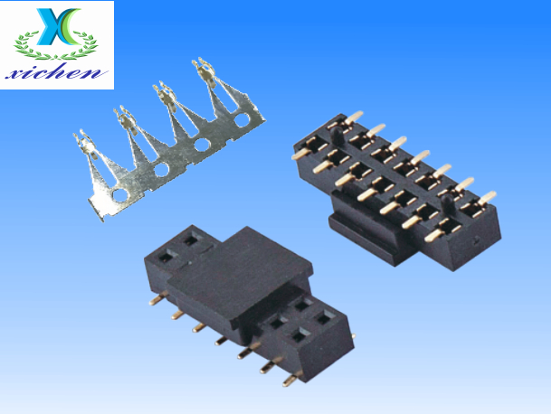 2.0mm間距排母 雙排SMT H2.8 U型