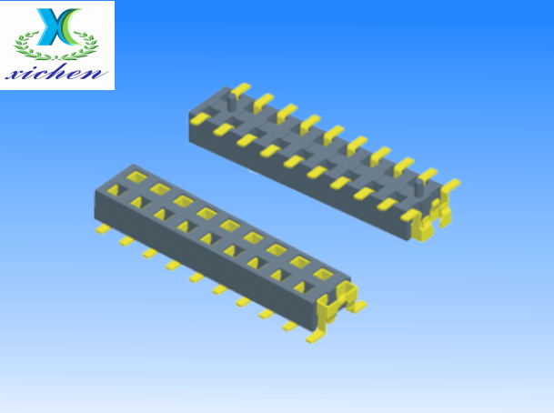 2.0mm間距排母 雙排SMT H2.0 U型 后插式