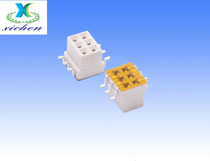 2.0mm間距排母 雙排SMT 沉板式 H3.25 U型