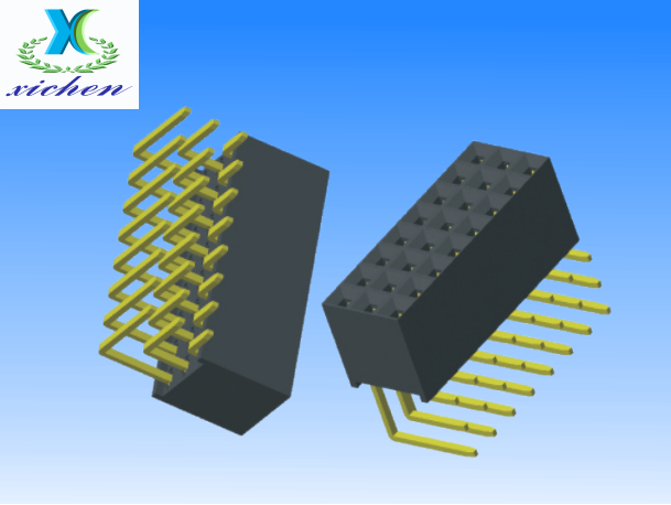 2.0mm間距排母 三排90度 H6.35 Y型