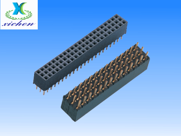 2.0mm間距排母 三排180度 H6.35 Y型