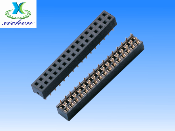 2.0mm間距排母 雙排180度 H4.0 U型