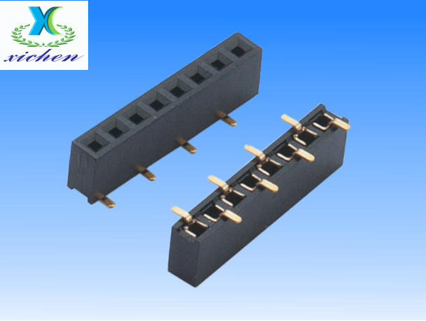 2.0mm間距排母 單排SMT H4.3 U型