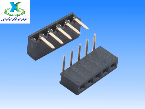 2.0mm間距排母 單排90度 H4.3 U型