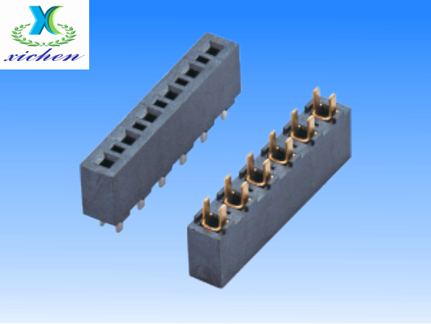 5.08mm間距排母 單排180度 H8.8 U型