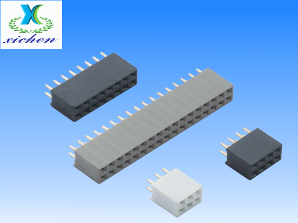 2.54mm間距排母 雙排180度 H8.5/8.0 Y型