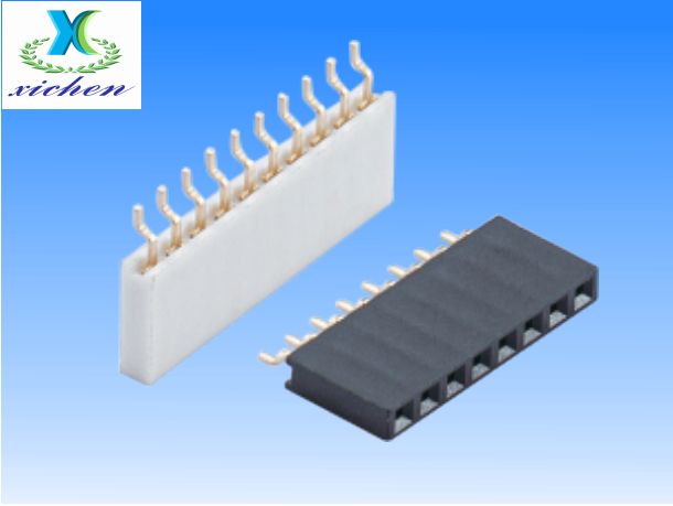 2.54mm間距排母 單排單側(cè)臥式SMT H8.5 Y型