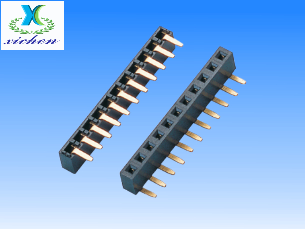 2.54mm間距排母 單排90度 H5.0 U型